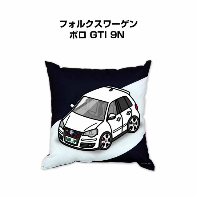 MKJP クッション 車好き プレゼント 車 メンズ 誕生日 彼氏 イベント クリスマス 男性 腰痛 かっこいい 外車 フォルクスワーゲン ポロ GTI 9N  送料無料の通販は