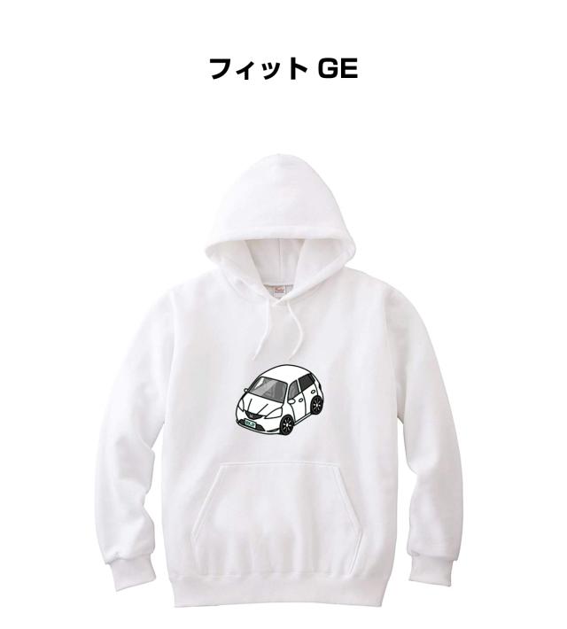 MKJP パーカー 車好き プレゼント 車 メンズ 誕生日 彼氏 イベント クリスマス 男性 シンプル かっこいい ホンダ フィット GE 送料無料の通販は 7,800円