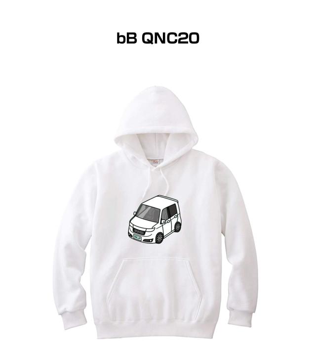 MKJP パーカー 車好き プレゼント 車 メンズ 誕生日 彼氏 イベント クリスマス 男性 シンプル かっこいい トヨタ bB QNC20 送料無料の通販は