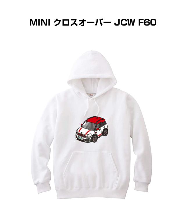 MKJP パーカー 車好き プレゼント 車 メンズ 誕生日 彼氏 イベント クリスマス 男性 シンプル かっこいい 外車 MINI クロスオーバー JCW F60 送料無料の通販は 7,800円