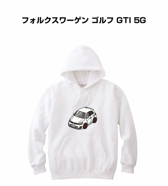 MKJP パーカー 車好き プレゼント 車 メンズ 誕生日 彼氏 イベント クリスマス 男性 シンプル かっこいい 外車 フォルクスワーゲン ゴルフ GTI 5G 送料無料の通販は