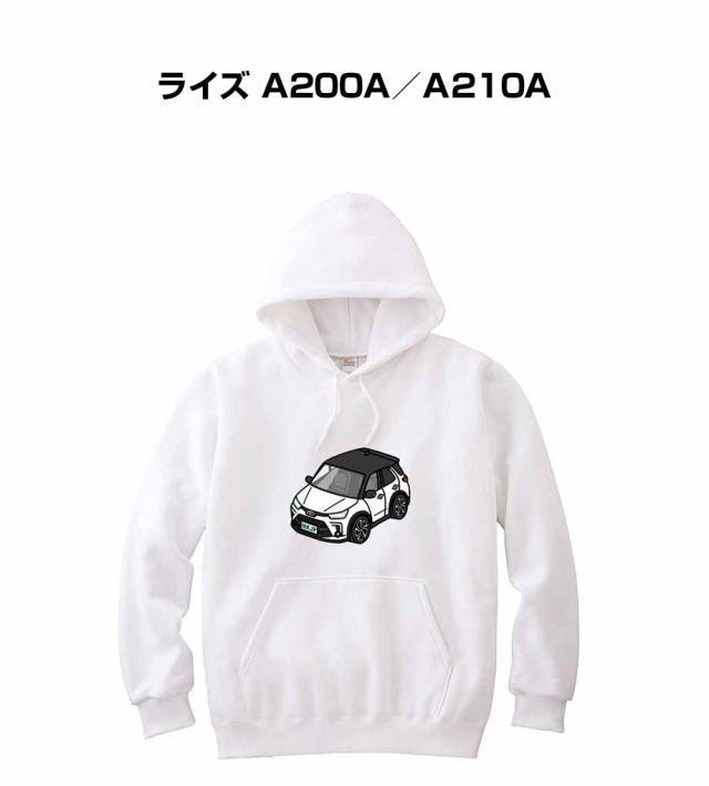 MKJP パーカー 車好き プレゼント 車 メンズ 誕生日 彼氏 イベント クリスマス 男性 シンプル かっこいい トヨタ ライズ A200A／A210A  送料無料の通販は