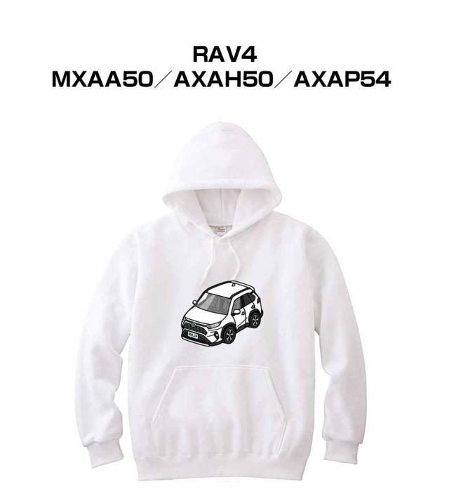 MKJP パーカー 車好き プレゼント 車 メンズ 誕生日 彼氏 イベント クリスマス 男性 シンプル かっこいい トヨタ RAV4 MXAA50／AXAH50／AXAP54  送料無料の通販は 7,800円
