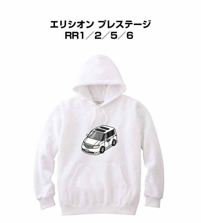 MKJP パーカー 車好き プレゼント 車 メンズ 誕生日 彼氏 イベント クリスマス 男性 シンプル かっこいい ホンダ エリシオン プレステージ RR1／2／5／6  送料無料の通販は 7,800円