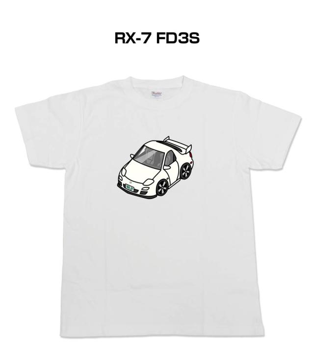 MKJP かわカッコいい Tシャツ マツダ RX-7 FD3S 送料無料の通販は