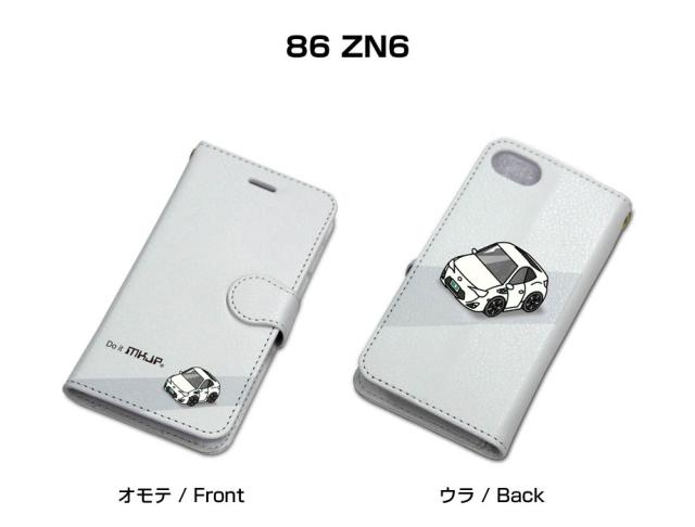 MKJP iPhoneケース スマホケース 手帳タイプ トヨタ 86 ZN6 送料無料の
