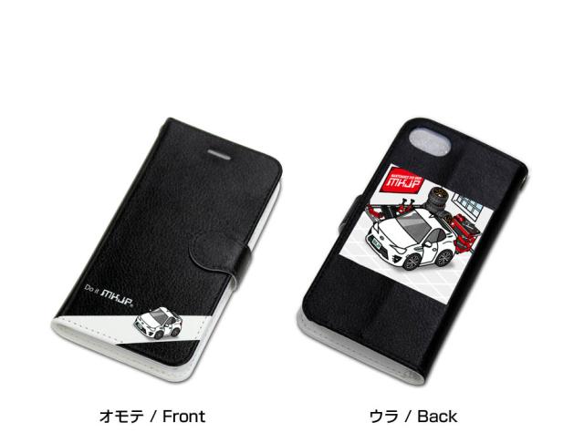 MKJP iPhoneケース スマホケース 手帳タイプ トヨタ 86 ZN6 後期