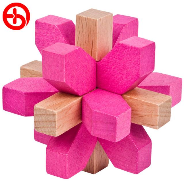 カラフルな木製の梅の花のロックの子供たちのストレス解消パズルパズルのおもちゃの通販はau Pay マーケット キキ屋