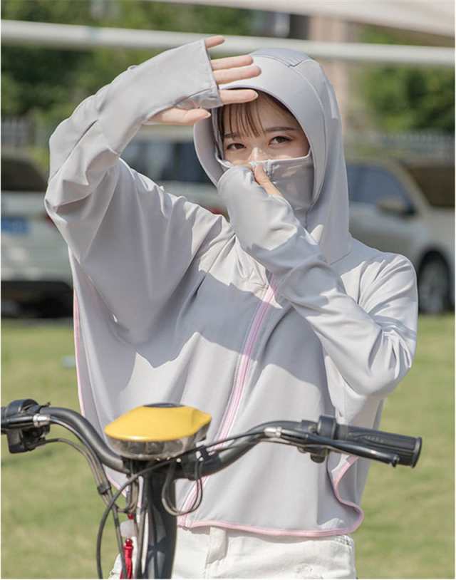 日焼け止め服 レディース 自転車用 日よけ帽子 日除けカバー ネックカバー 日焼け止め服 レディース 長袖 360度日焼け止 2つの選択性｜au  PAY マーケット