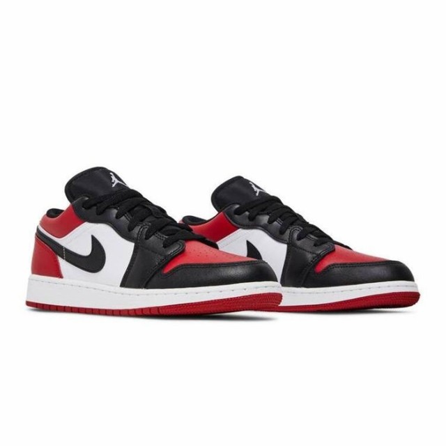 NIKE GS AIR JORDAN 1 LOW BRED TOE ナイキ GS エアジョーダン1 ロー ブレッドトゥ  553560-612の通販はau PAY マーケット - Mlife | au PAY マーケット－通販サイト