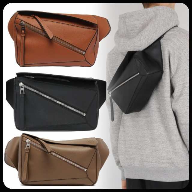「一点限定」展示品 LOEWE ロエベ バムバッグ Puzzle(パズル) Bumbag ショルダーバッグ レディースファッション Small パズルバッグ【並の通販は 145,800円
