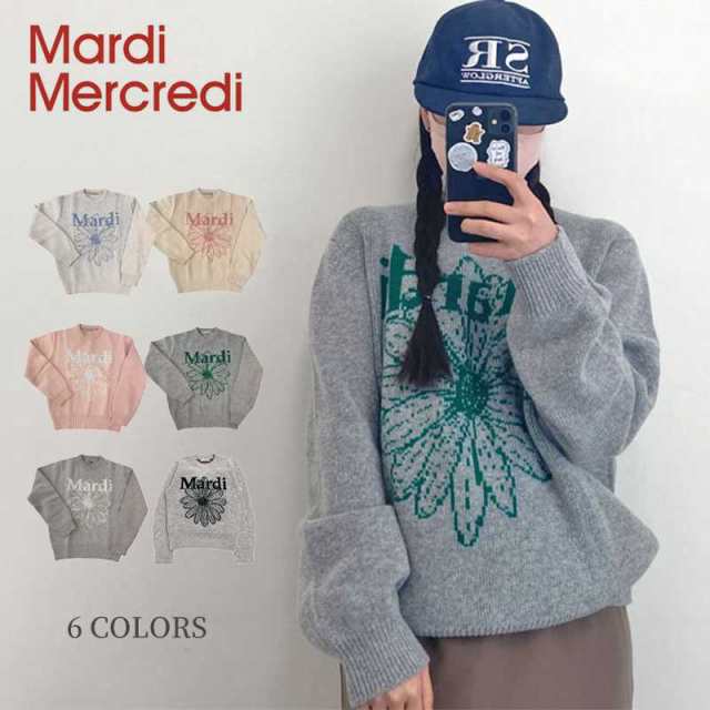 Mardi Mercredi スウェット セーター マルディメクルディ CASHMERE BLENDED PULLOVER ニット トレーナー ユニセックス