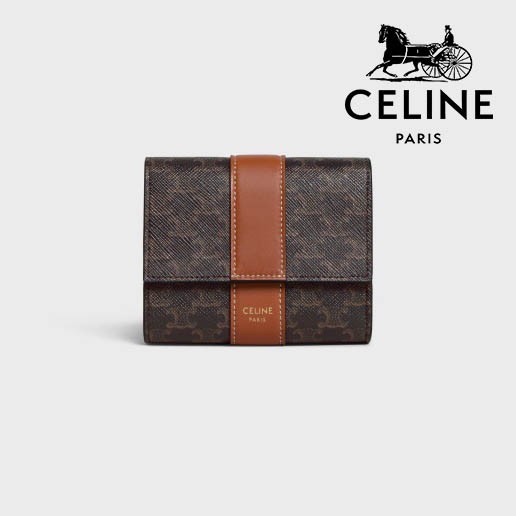 celine セリーヌ 財布 三つ折り トリフォールド ウォレット 新品 展示品 ミニ スモール フラップ ウォレット トリオンフ ショルダー  バッの通販はau PAY マーケット - Smart AT Once | au PAY マーケット－通販サイト