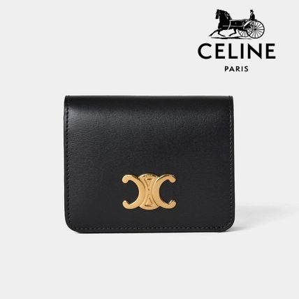 waja ファッション CELINE トリオンフ 折財布 スモール フラップ