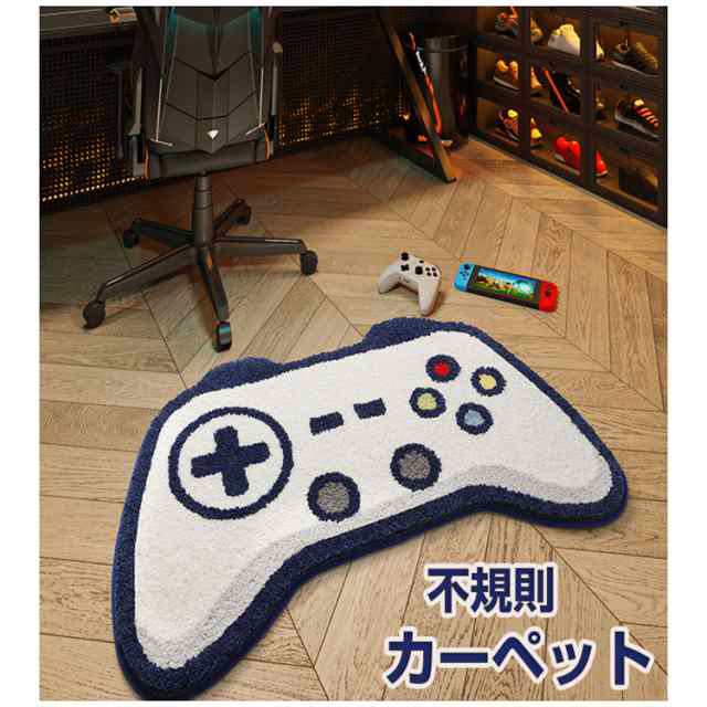 ラグ カーペット サラふわ ゲーム室 60*96cm 子供部屋 ゲームパッド ラグマット 滑り止め 洗えるラグ 抗菌 絨毯 不規則カーペット じゅうの通販は