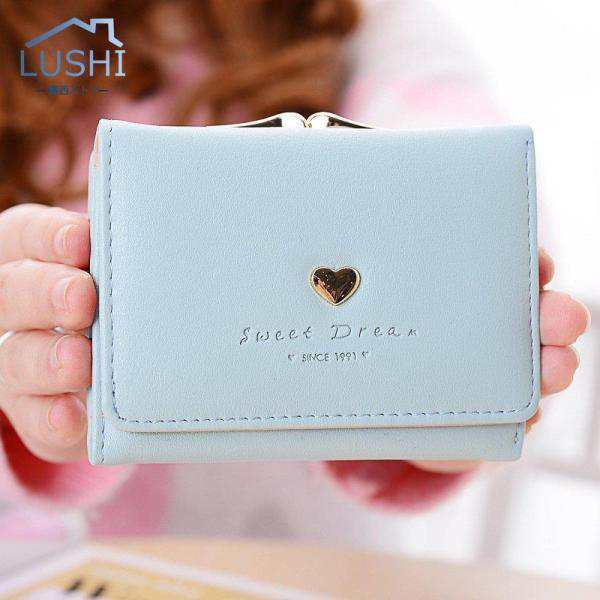 財布 レディース 三つ折り コンパクト 女の子 おしゃれ 可愛い かわいい カード入れ 高校生 小銭入れ 中学生 プレゼント ハート_3