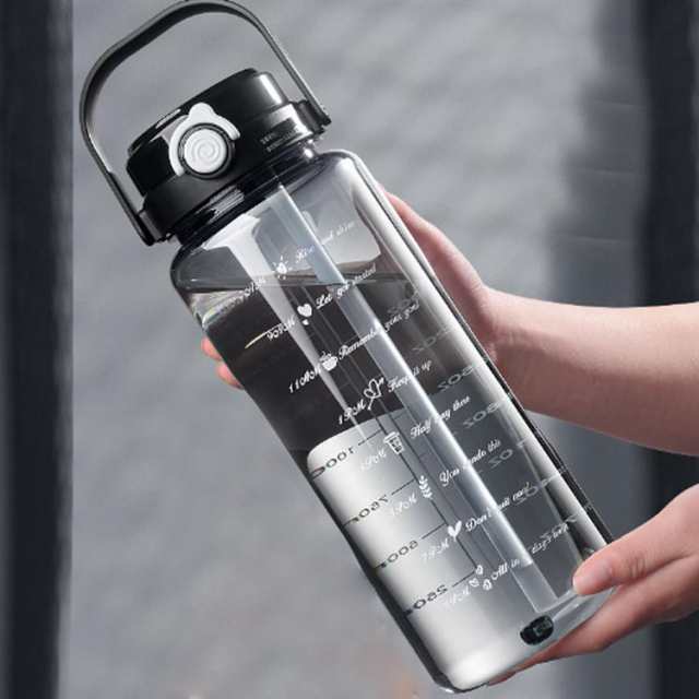 【2タイプ*2サイズ選べる】 [透明・グラデーションカラー] ウォーターボトル 水筒 1.5リットル 1.5L 2L ウォーター ボトル タイムマ_1