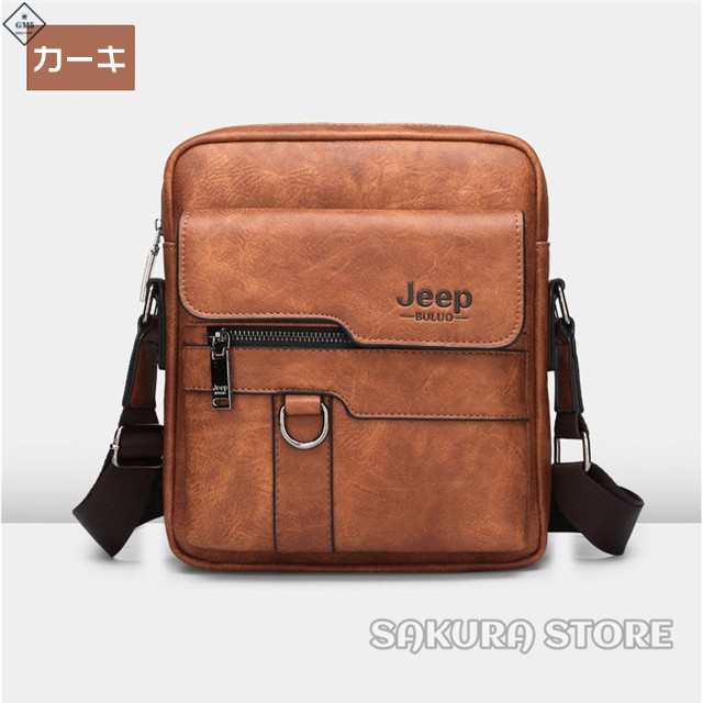 ショルダーバッグ メンズ 2WAY ハンドバッグ 防水 メッセンジャーバッグ 3WAY 斜めかけバッグ ビジネスバッグ jeep 無地 ファッション おしゃれ_3