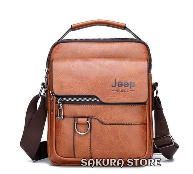 ショルダーバッグ メンズ 2WAY ハンドバッグ 防水 メッセンジャーバッグ 3WAY 斜めかけバッグ ビジネスバッグ jeep 無地 ファッション おしゃれ_9