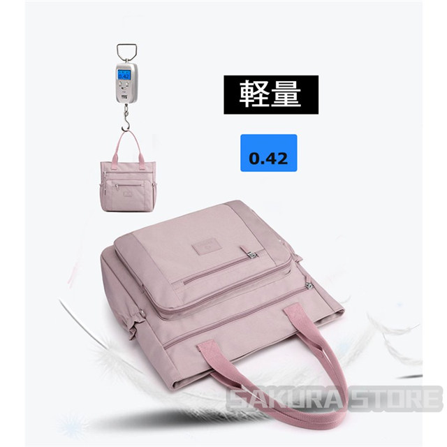 トートバッグ 肩掛けバッグ ハンドバッグ マザーズバッグ 2way A4 大容量 レディース 女の子 軽量 撥水 カジュアル シンプル 通勤通学 アウトドア 杢カラー_9