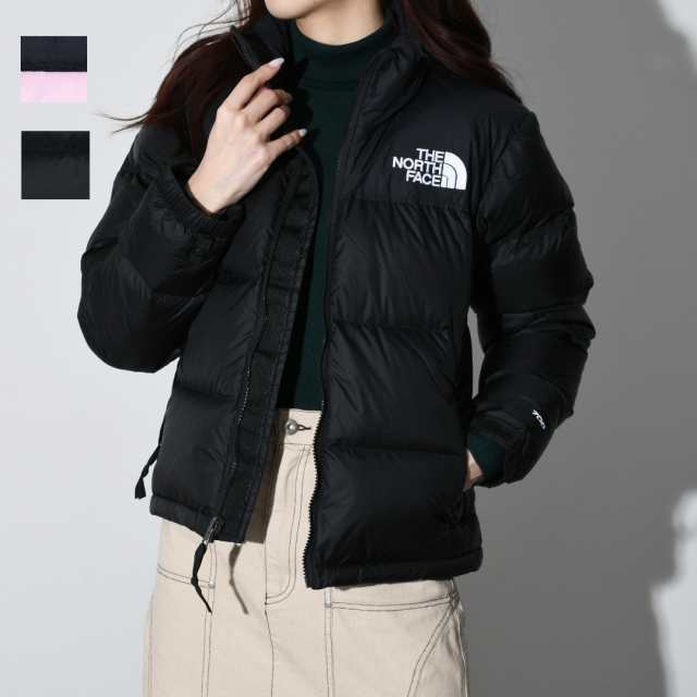 THE NORTH FACE NUPTSE レトロダウン黒レディースSジャケット/アウター