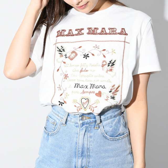 Max Mara マックスマーラ トップス TSHIRT ピュア コットン ジャージー