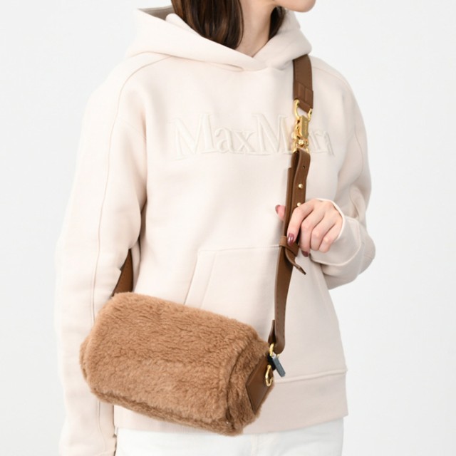 Max Mara マックスマーラ バッグ ショルダーバッグ テディベアロールバッグ TEDDYROLLS レディース 女性 CAMEL ブラウン テディベアファ