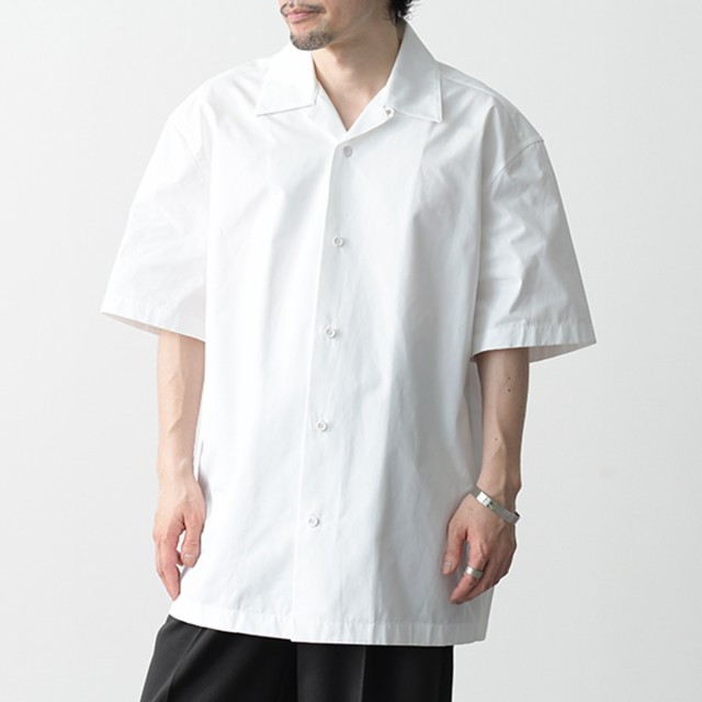 JILSANDER ジルサンダー シャツ ヘビーオーガニックコットンポプリンシャツ J22DL0112 J45002 メンズ WHITE ホワイト 春 夏 コットン シ