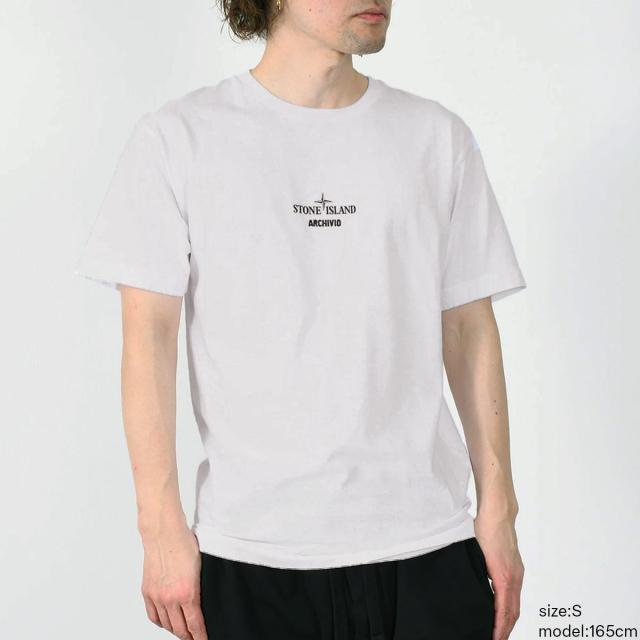 ストーンアイランド Tシャツ メンズ ホワイト 80152NS84 半袖 ストーンアイランド Tシャツ メンズ ホワイト 80152NS84 半袖