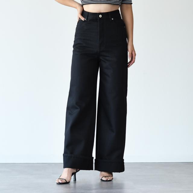 LOEWE ロエベ ボトムス デニム ハイウエスト レギュラーフィット 