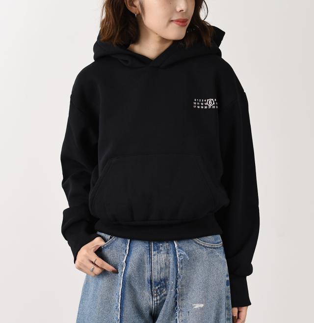 40 ファッション MM6 Maison Margiela ブラック トップス 長袖