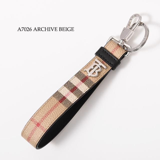BURBERRY バーバリー  キーリング キーホルダー TBモノグラム キーリング 8066095 メンズ ユニセックス ベージュ チェックの通販は