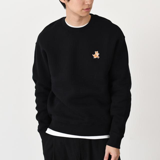 【RRL】フリース スウェットシャツ グレー コットン混紡 RL フリース スウェットシャツ（スウェット）｜POLO RALPH