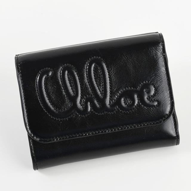 折り財布　クロエ クロエ Chloe 財布 三つ折り財布 折りたたみ財布 小銭入れ付き