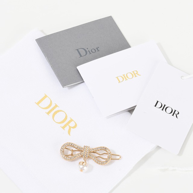 DIOR ディオール バレッタ ヘアアクセサリー ブローチ Le Noeud
