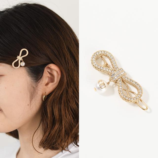 DIOR ディオール バレッタ ヘアアクセサリー ブローチ Le Noeud