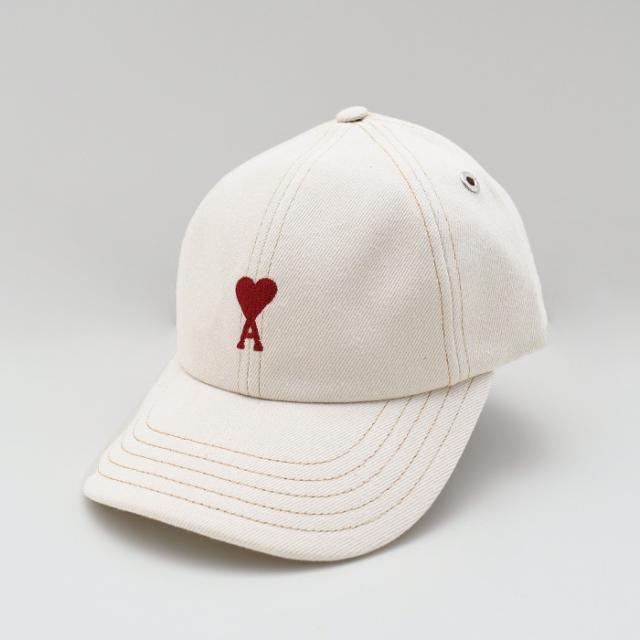 amiパリス　エンブロイダリーキャップ新品未使用 アミパリス エンブロイダリーキャップ ユニセックス ブラック AMI