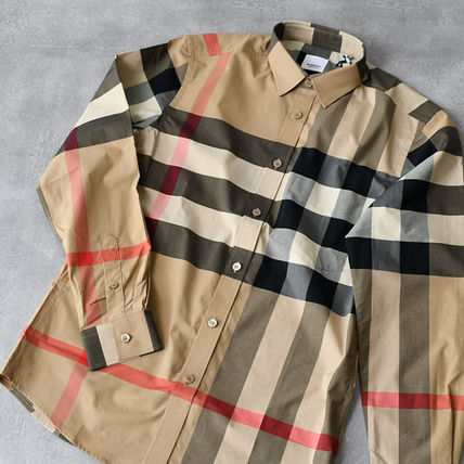 BURBERRY バーバリー シャツ チェック ストレッチコットンポプリン