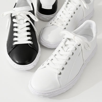 JIMMY CHOO ジミー チュウ スニーカー 靴 DIAMONDLIGHT ローカットスニーカー DIAMONDLIGHTMRXN メンズ 男性  BLACK ブラック 黒 WHITE ホ｜au PAY マーケット