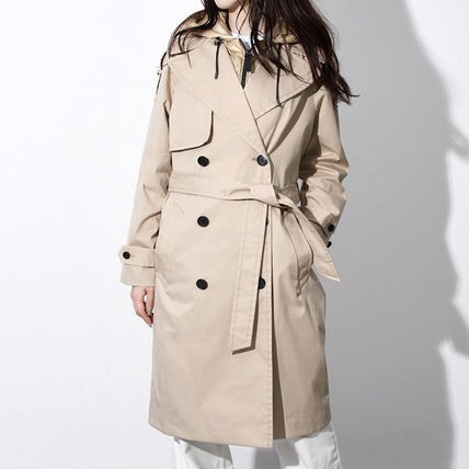 MACKAGE マッカージュ アウター コート TRISHA トレンチコート レディース 女性 BEIGE ベージュ 2WAY ダウン フード ライトダウン コットの通販は 69,800円