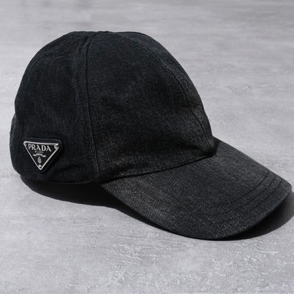 PRADA プラダ キャップ 帽子 デニムベースボールCAP 2HC274 12K8 ...