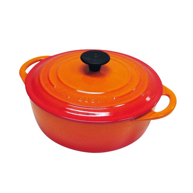 LE CREUSET ル・クルーゼ ル・クルーゼ　ココット・ビス　ロンド 20cm　オレンジ