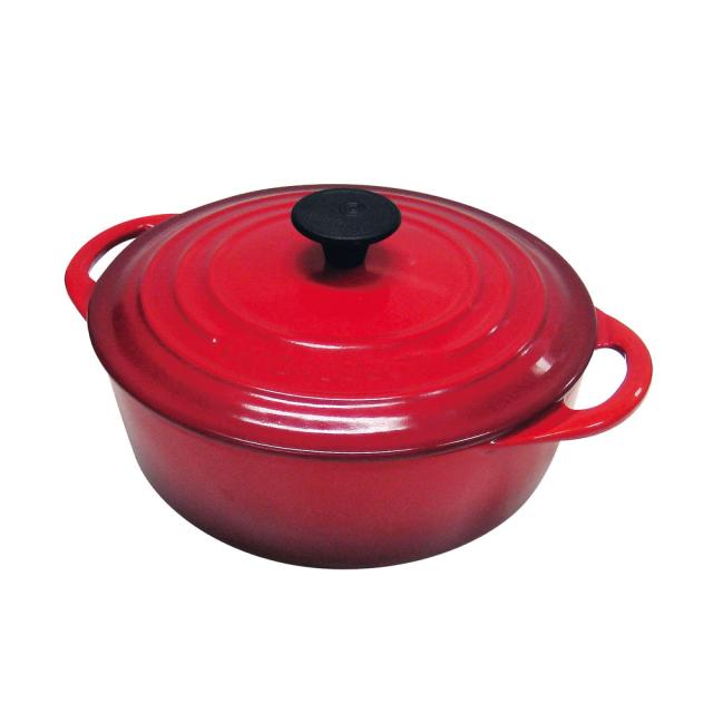 LE CREUSET ル・クルーゼ ル・クルーゼ ココット・ビス ロンド 22cm チェリーレッド