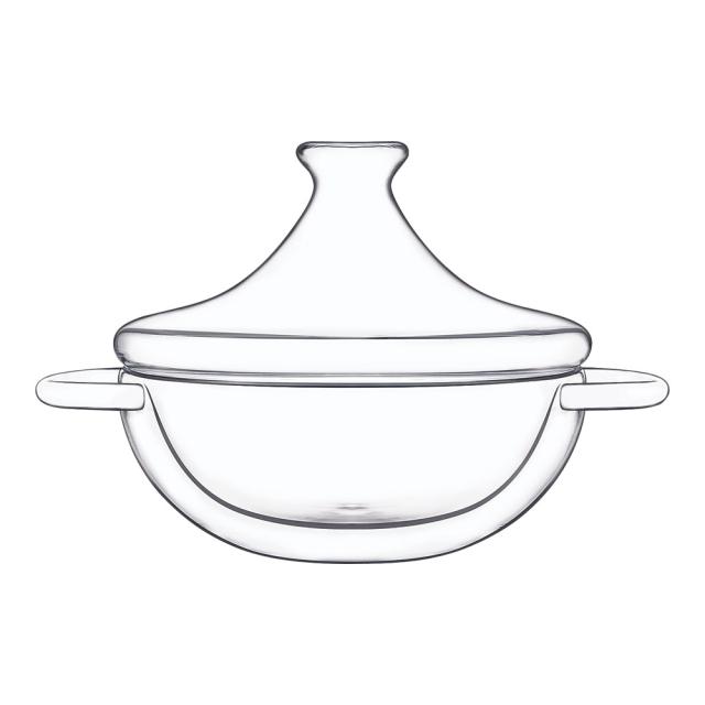 Bormioli Luig ボルミオリルイジ ダブルウォールフード＆デザイン（２ヶ入）　タジン　１１８７３／０１