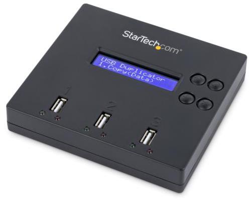 StarTech.com USBメモリデュプリケーター/1対2/独立型/PC不要/最大1.5GB/分/1回・3回上書き消去機能/LCD搭載