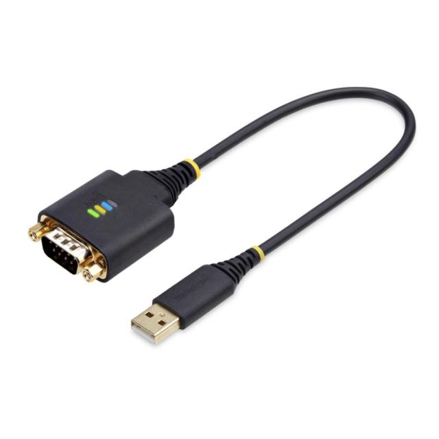StarTech.com USB-RS232Cシリアル変換ケーブル/ストレート/D-Sub 9 ピン/オス・オス/COM番号保持機能 1P1FFC-USB-SERIAL