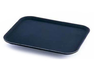 CAMBRO キャンブロ 角型ノン横すべり御盆／１８２６ＣＴ−ＢＬ 黒いこと