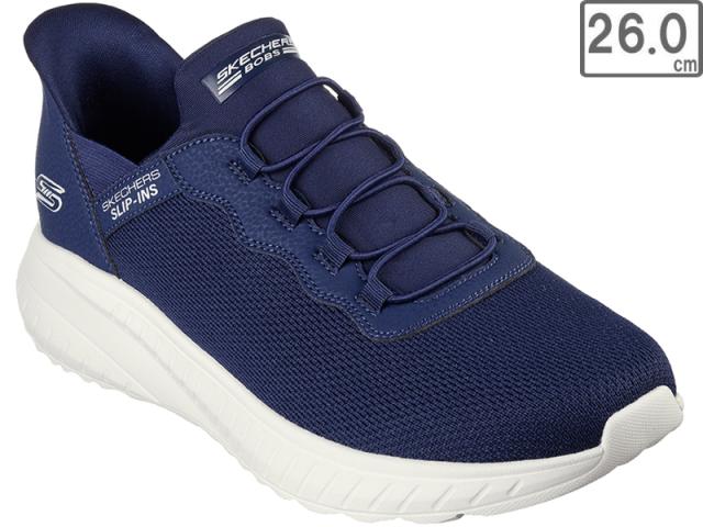 SKECHERS/スケッチャーズ 【メンズ】スリップインズ ボブス スポート スクワッド カオス デイリーハイプ【26.0cm】【ネイビー】の通販は