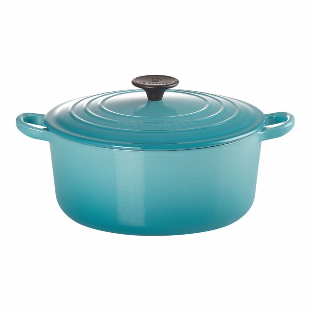 LE CREUSET ル・クルーゼ ル・クルーゼ ココット・ロンド 2501 24cm カリビアンブルーの通販は