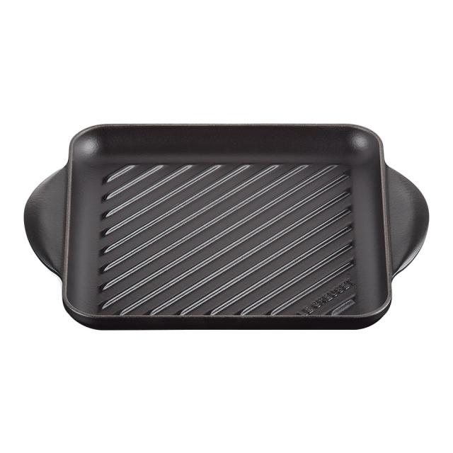 LE CREUSET ル・クルーゼ ル・クルーゼ グリル・カレ 20205 24cm マットブラックの通販は 15,400円